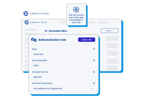 Full website translation illustration placeholder