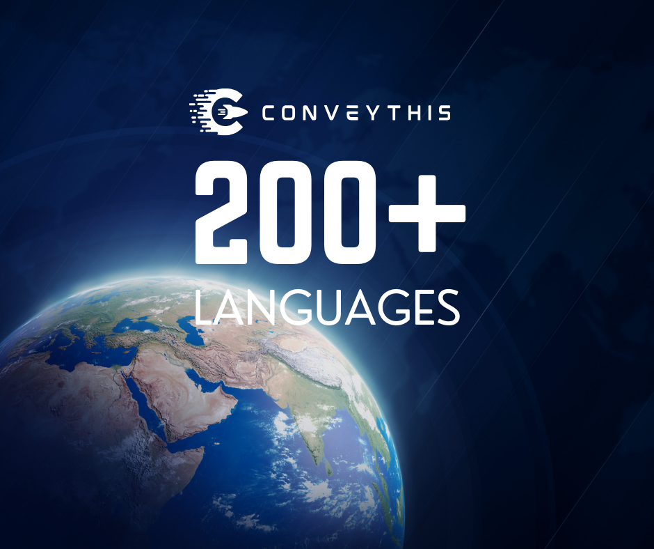 Translate Your Website into 200+ Languages with ConveyThis